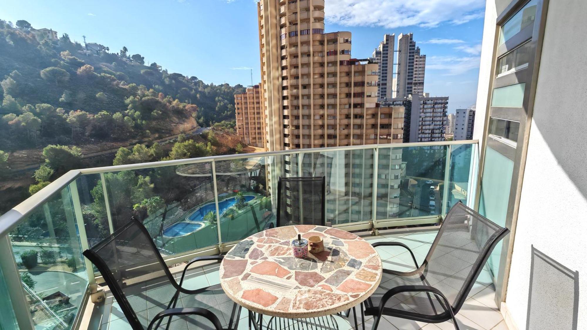 Skyline 5 Apartment With Private Balcony And Nice Views Бенидорм Экстерьер фото